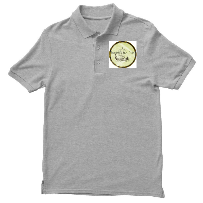 Viking Heritage Not Hate  Vintage Yellow Men's Polo Shirt | Artistshot