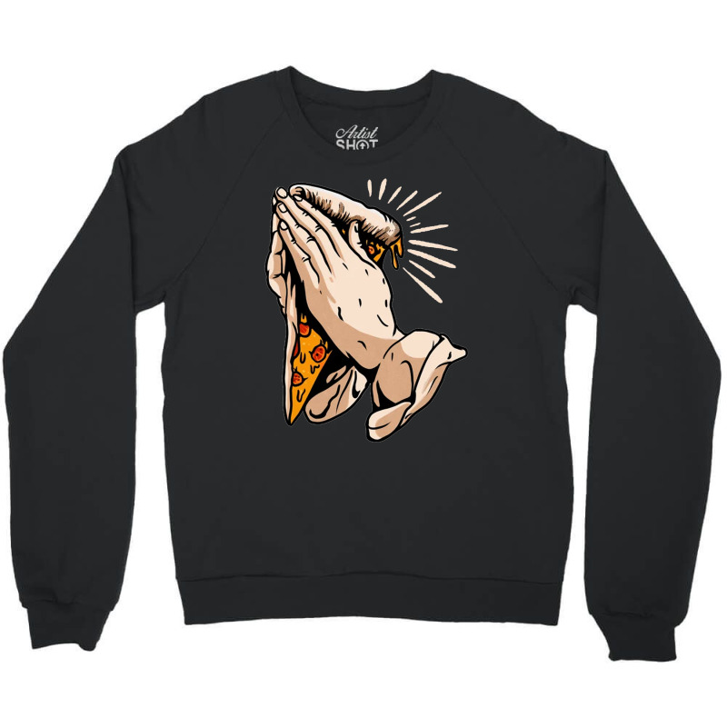 Holy Pizza Crewneck Sweatshirt | Artistshot