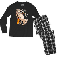 Holy Pizza Men's Long Sleeve Pajama Set | Artistshot