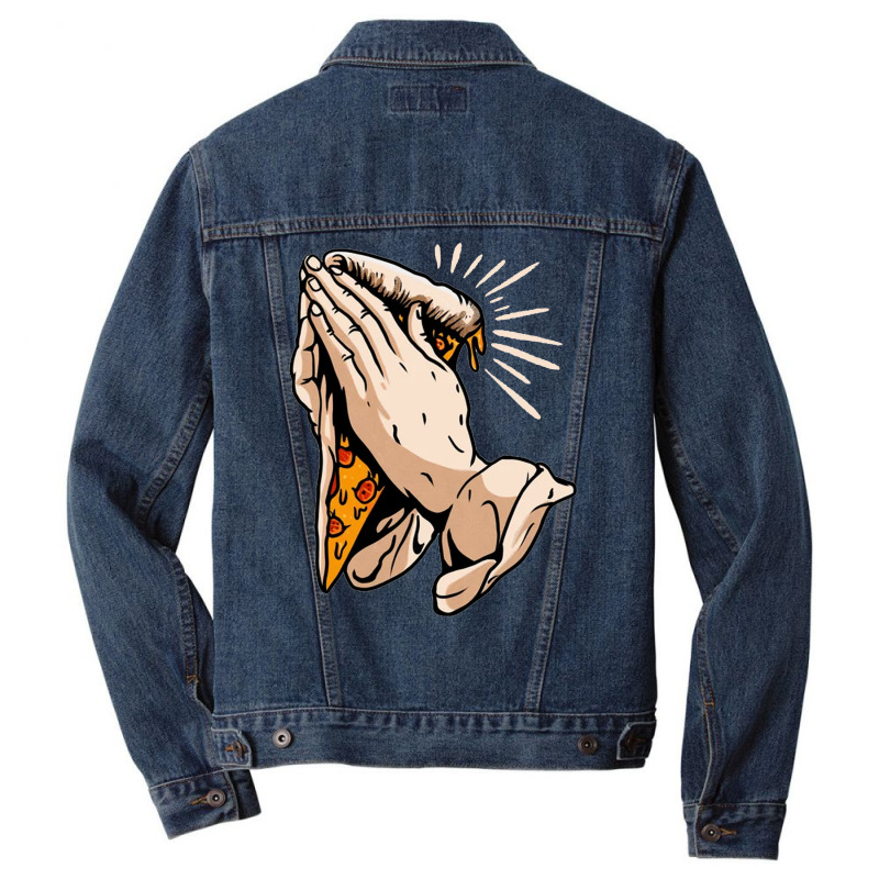 Holy Pizza Men Denim Jacket | Artistshot