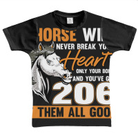 Hot Trend A Horse Will Never Break Your Heart Horse Rider Horses Graphic Youth T-shirt | Artistshot