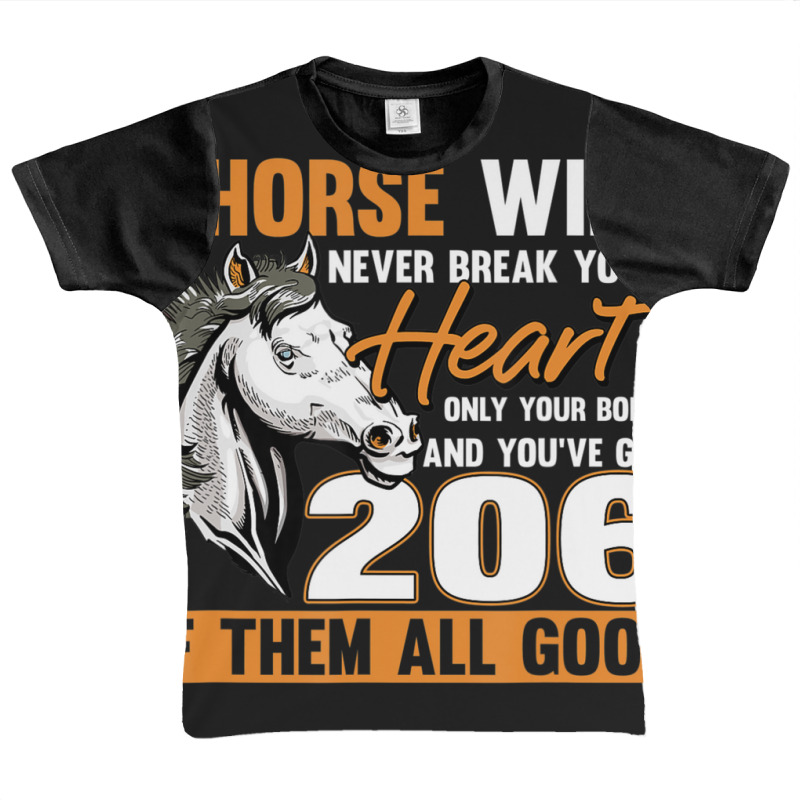 Hot Trend A Horse Will Never Break Your Heart Horse Rider Horses Graphic Youth T-shirt by Estrada Link | Artistshot