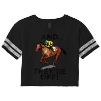 Trending And Theyre Off Horse Racing Gambling Scorecard Crop Tee | Artistshot