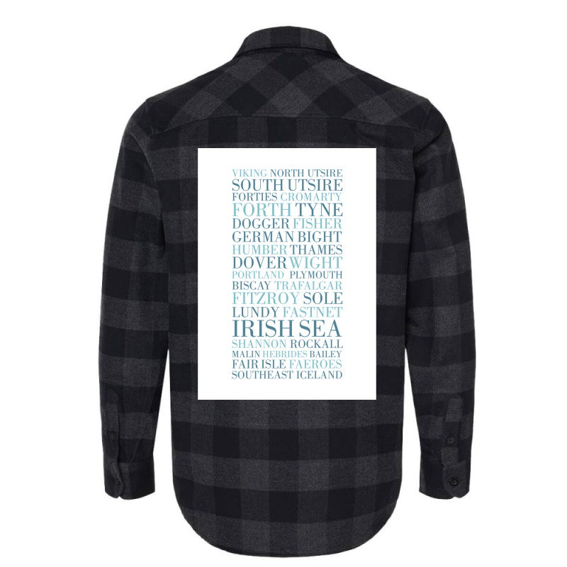 Shipping Forecast As Heard Of Radio 4  Nostalgia 80s Quote Flannel Shirt | Artistshot