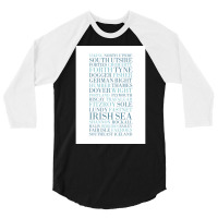 Shipping Forecast As Heard Of Radio 4  Nostalgia 80s Quote 3/4 Sleeve Shirt | Artistshot