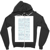 Shipping Forecast As Heard Of Radio 4  Nostalgia 80s Quote Zipper Hoodie | Artistshot