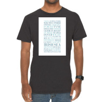 Shipping Forecast As Heard Of Radio 4  Nostalgia 80s Quote Vintage T-shirt | Artistshot