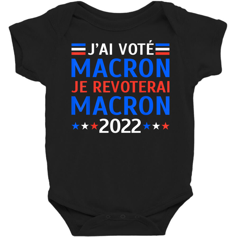 Mens Presidential Election Macron 2022 President Vote Emmanuel T Shirt Baby Bodysuit by veroniquetour3tz | Artistshot