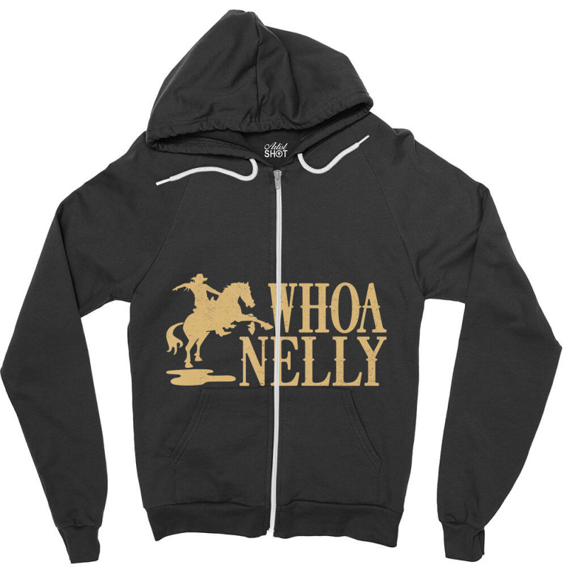 Trending Casual Whoa Nelly Horse Country Zipper Hoodie by Estrada Link | Artistshot