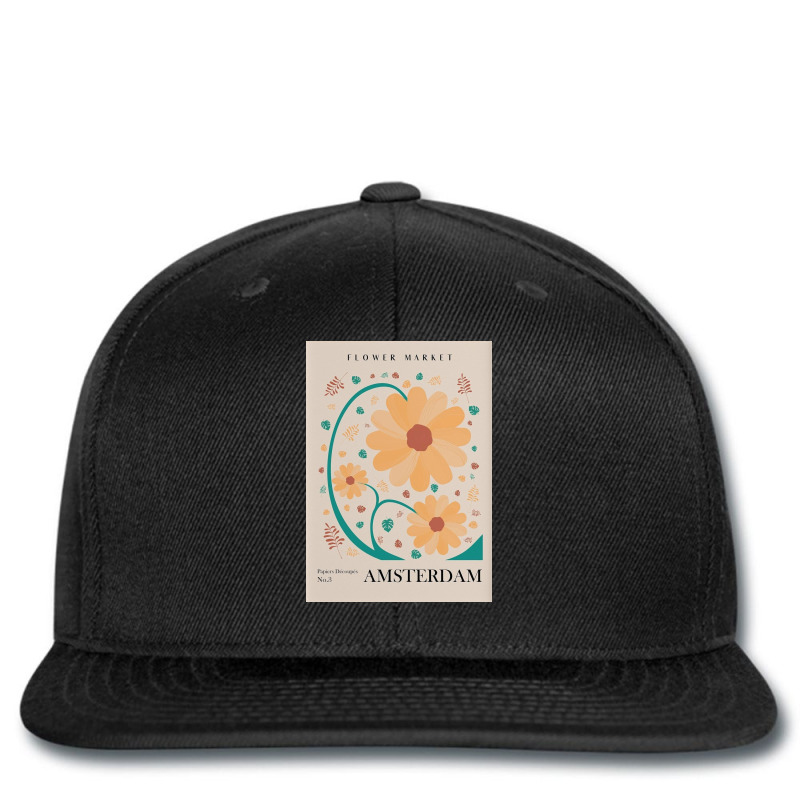 Flower Market Amsterdam Printed hat by currygeorge | Artistshot