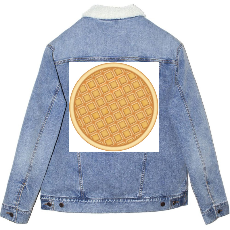 Round Waffle Poster Boy Unisex Sherpa-Lined Denim Jacket by pihnyadzif | Artistshot