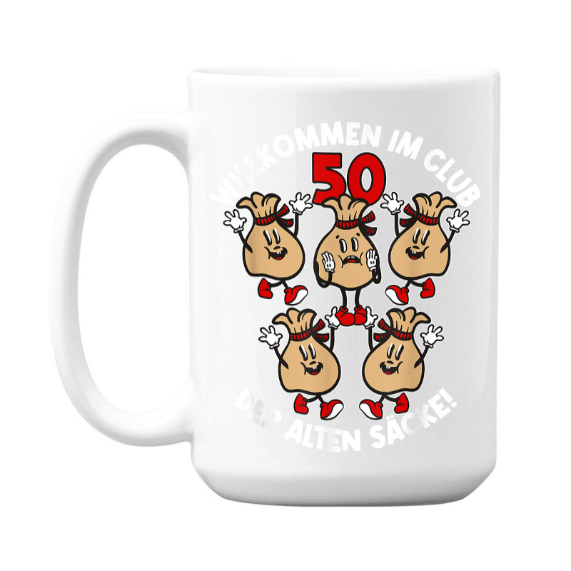 Mens Welcome To The Club Of The Old Bags Old Bag 50th Birthday T Shirt 15 Oz Coffee Mug | Artistshot