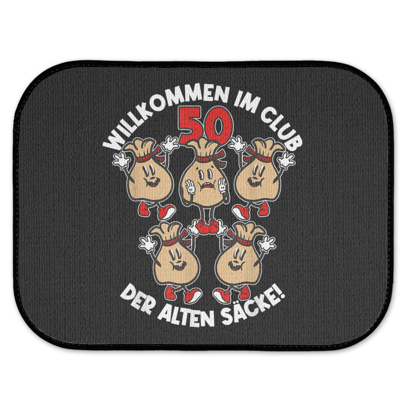 Mens Welcome To The Club Of The Old Bags Old Bag 50th Birthday T Shirt Rear Car Mat | Artistshot