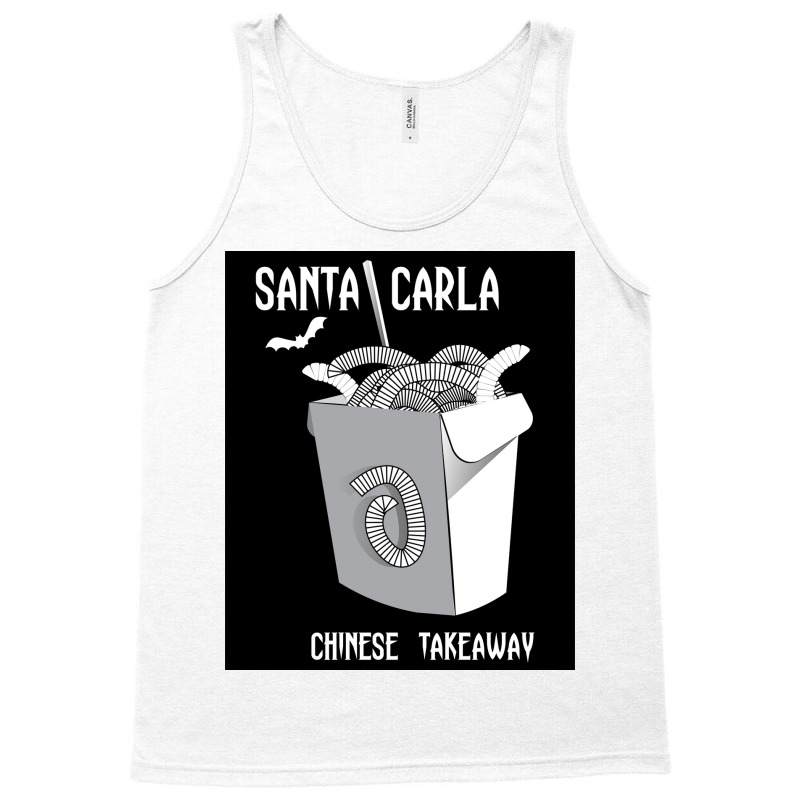 Santa Clara Chinese Takeaway Minimalist Tv Amp Design Film Amp Tv Art Tank Top by pihnyadzif | Artistshot