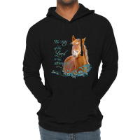 Limited Edition Christian Bible Verse Smiling Horse Lightweight Hoodie | Artistshot