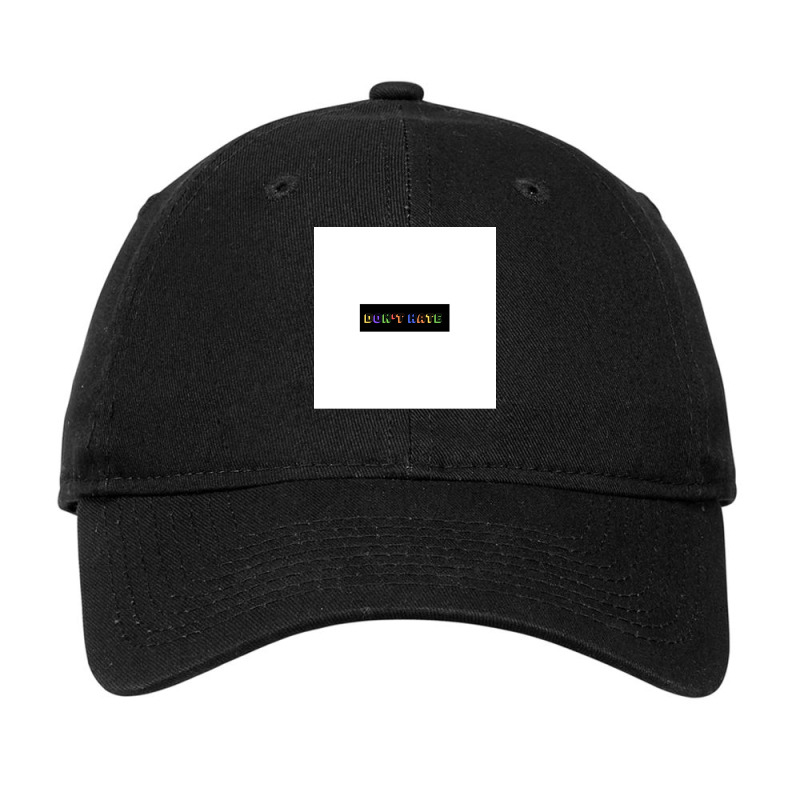 Donx27t Hate Poster Aesthetic Adjustable Cap | Artistshot