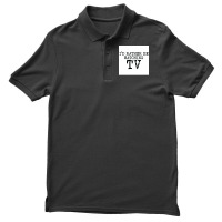 Ix27d Rather Be Watching Tv V2 Poster Trending Men's Polo Shirt | Artistshot