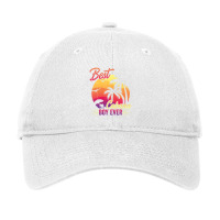 Best Cabana Boy Ever Sunset Palm Trees Funny Novelty Adjustable Cap | Artistshot