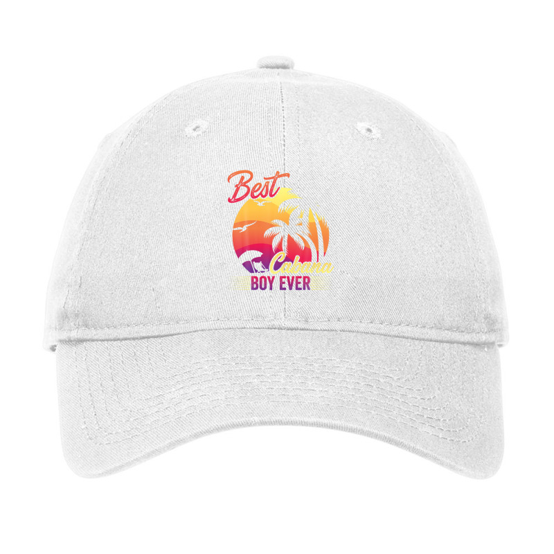 Best Cabana Boy Ever Sunset Palm Trees Funny Novelty Adjustable Cap by kaciacindz6 | Artistshot