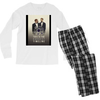 Darkest Timeline Poster Girl Men's Long Sleeve Pajama Set | Artistshot