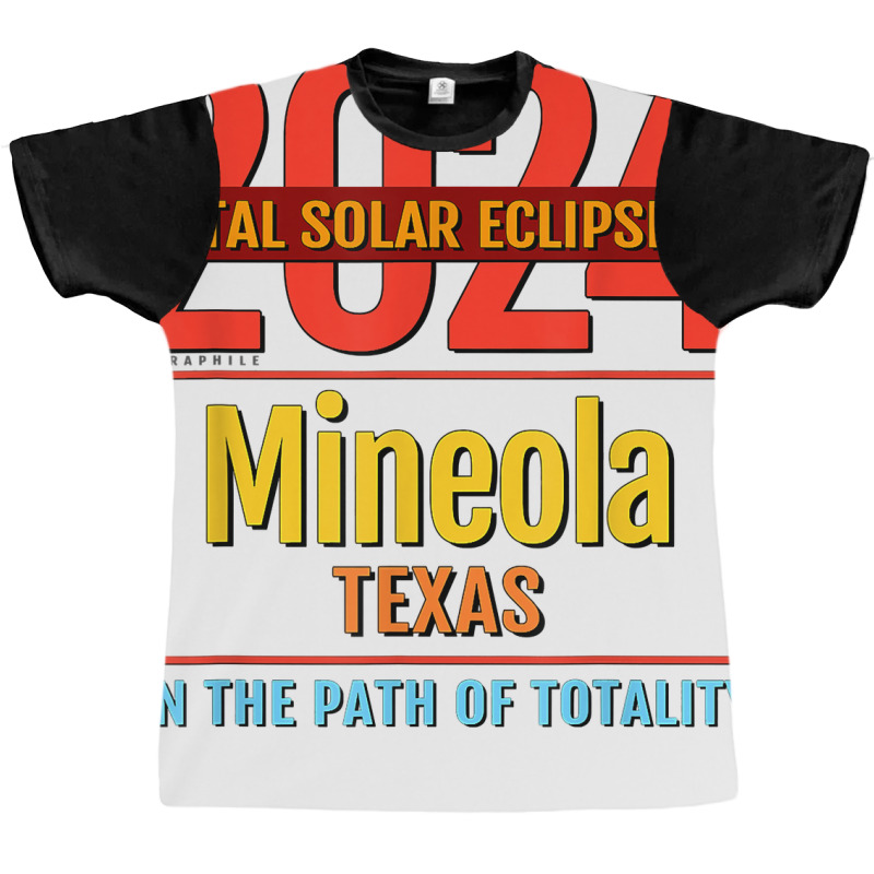 Mineola Texas Tx Total Solar Eclipse 2024  4  T Shirt Graphic T-shirt by barrydygertkkx | Artistshot