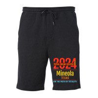 Mineola Texas Tx Total Solar Eclipse 2024  4  T Shirt Fleece Short | Artistshot