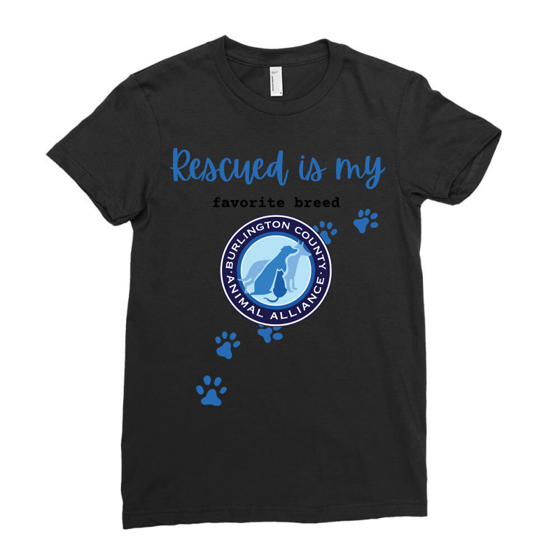 Trending Bcaa - Rescued Is My Favorite Breed Ladies Fitted T-Shirt by Inmamlil638 | Artistshot