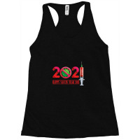 Happy Vaccin Year 2021 Racerback Tank | Artistshot