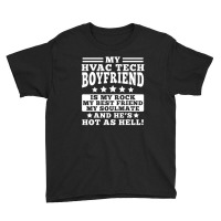 Hvac Tech Girlfriend Apparel - Funny Girlfriends Design Youth Tee | Artistshot