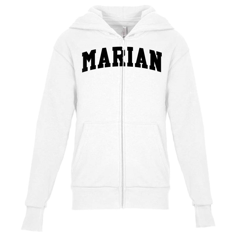 Marian Arch Retro College University Style T Shirt Youth Zipper Hoodie by l71e1leis | Artistshot