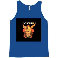 Viking Warrior With Winged Helmet And Mustache  Gift 70s Tank Top | Artistshot