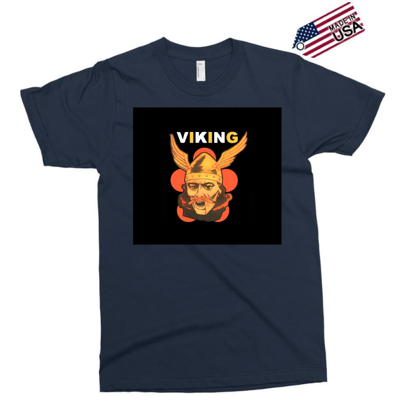 Viking Warrior With Winged Helmet And Mustache  Gift 70s Exclusive T-shirt | Artistshot