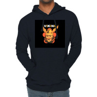 Viking Warrior With Winged Helmet And Mustache  Gift 70s Lightweight Hoodie | Artistshot