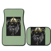 Viking Warrior Beard Power With Horned Helmet  Gift Love Full Set Car Mats | Artistshot