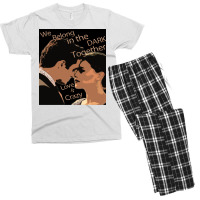 Love Is Crazy Poster Quote Men's T-shirt Pajama Set | Artistshot