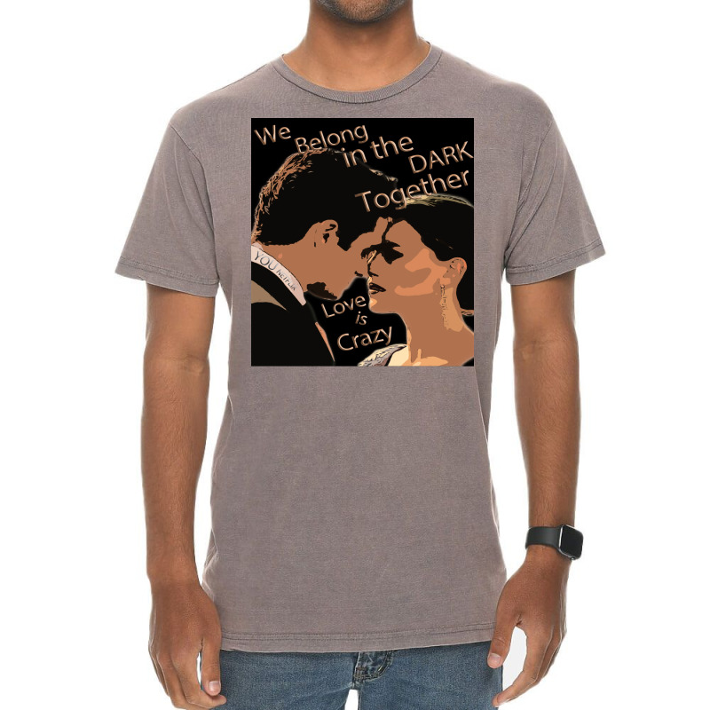 Love Is Crazy Poster Quote Vintage T-shirt | Artistshot