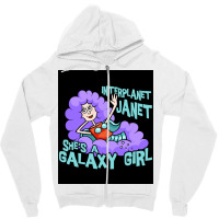 Interplanet Janet Poster Nature Zipper Hoodie | Artistshot