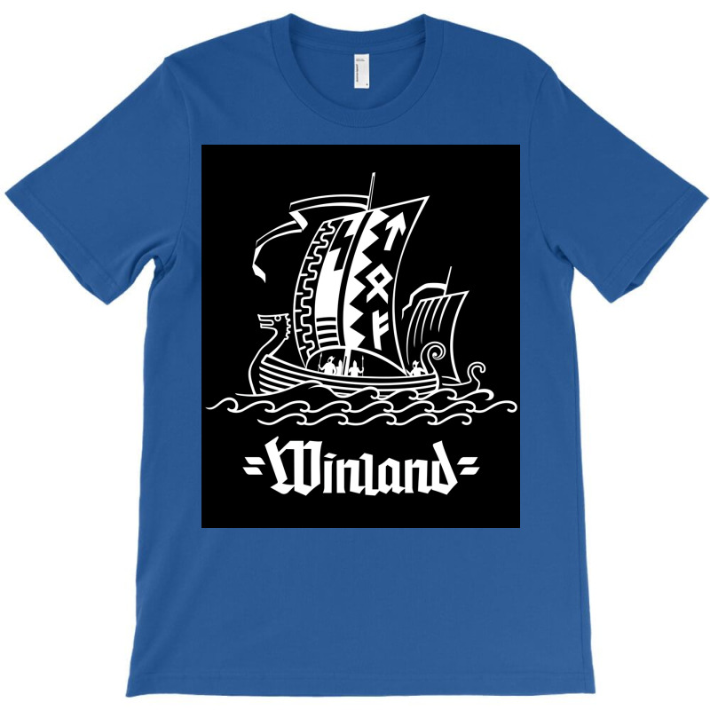 Vinland North America Land Icelandic Vikings On Drakkar  Yellow Boy T-shirt | Artistshot