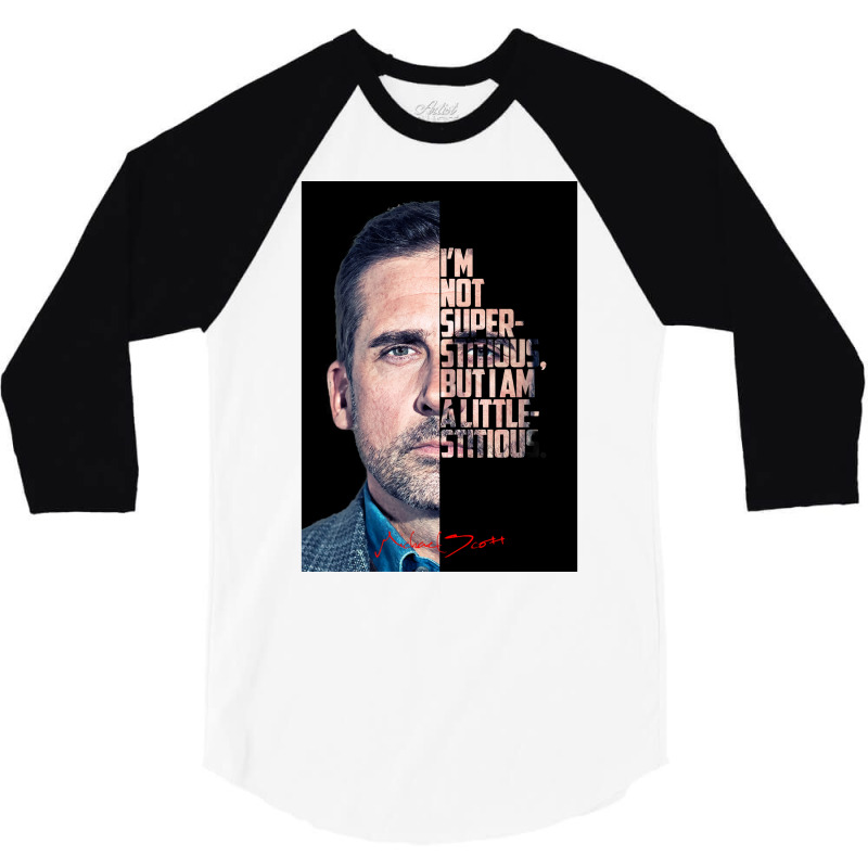 Michael The Office Quote Poster Nostalgia 3/4 Sleeve Shirt | Artistshot