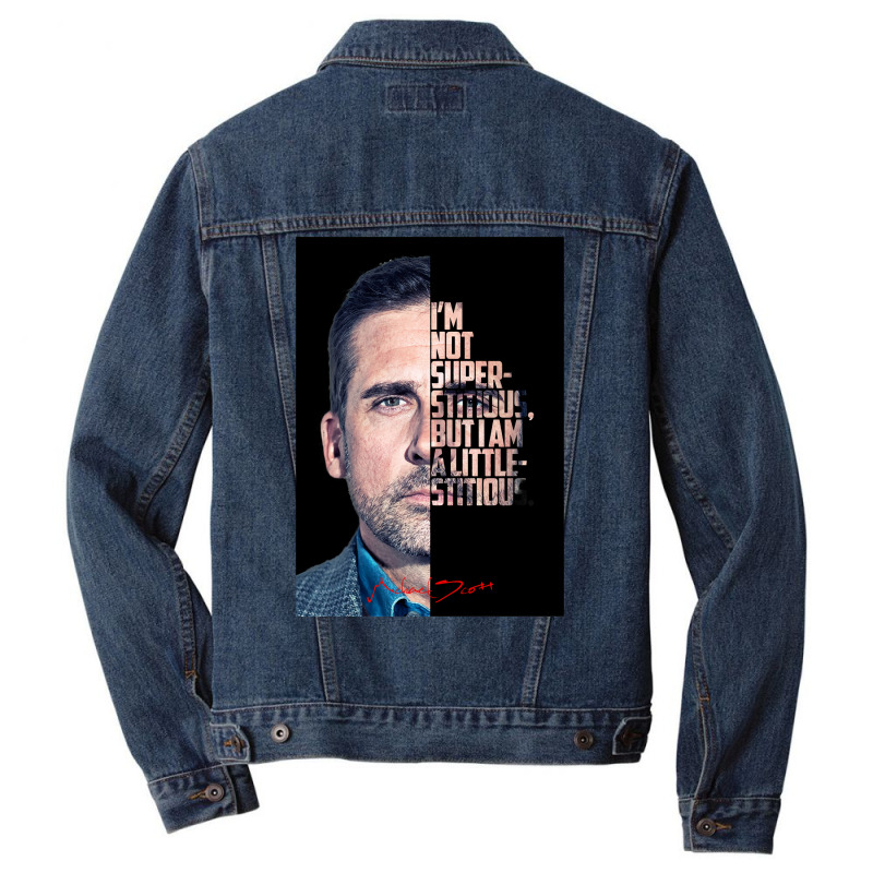 Michael The Office Quote Poster Nostalgia Men Denim Jacket | Artistshot