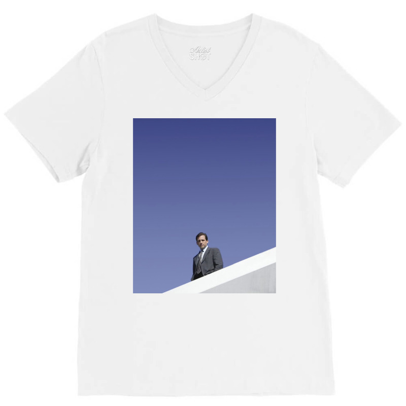 Micheal Poster Gift V-neck Tee | Artistshot