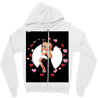 Love Love Classic Poster Red Zipper Hoodie | Artistshot