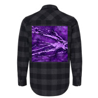 Marbled Ultra Violet Poster Travel Flannel Shirt | Artistshot