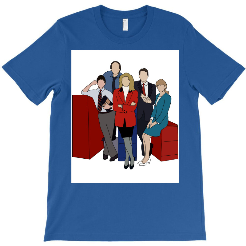 Murphy Brown Poster Blue T-shirt | Artistshot