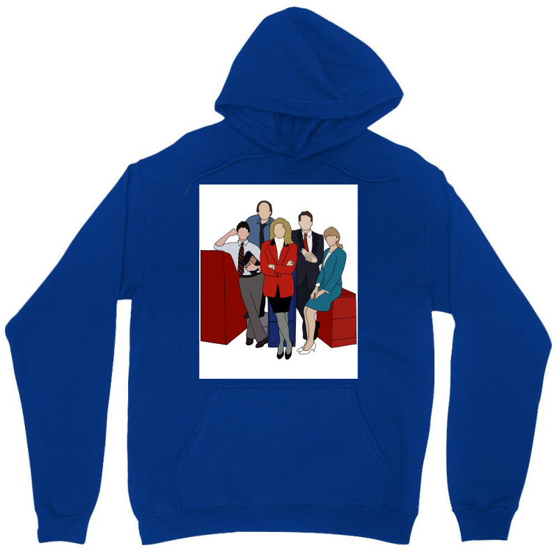 Murphy Brown Poster Blue Unisex Hoodie | Artistshot