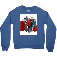 Murphy Brown Poster Blue Crewneck Sweatshirt | Artistshot