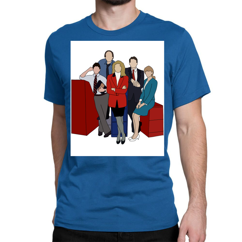 Murphy Brown Poster Blue Classic T-shirt | Artistshot