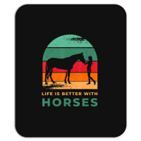 Hot Trend Equestrian Horsewoman Gallop Quote Horse For Girls Mousepad | Artistshot