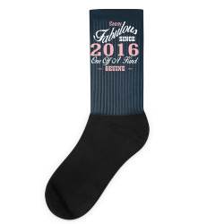 sassy fabulous since 2016 birthday gift Socks | Artistshot