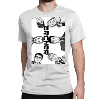 Random Faces Of Archer Poster Green Classic T-shirt | Artistshot